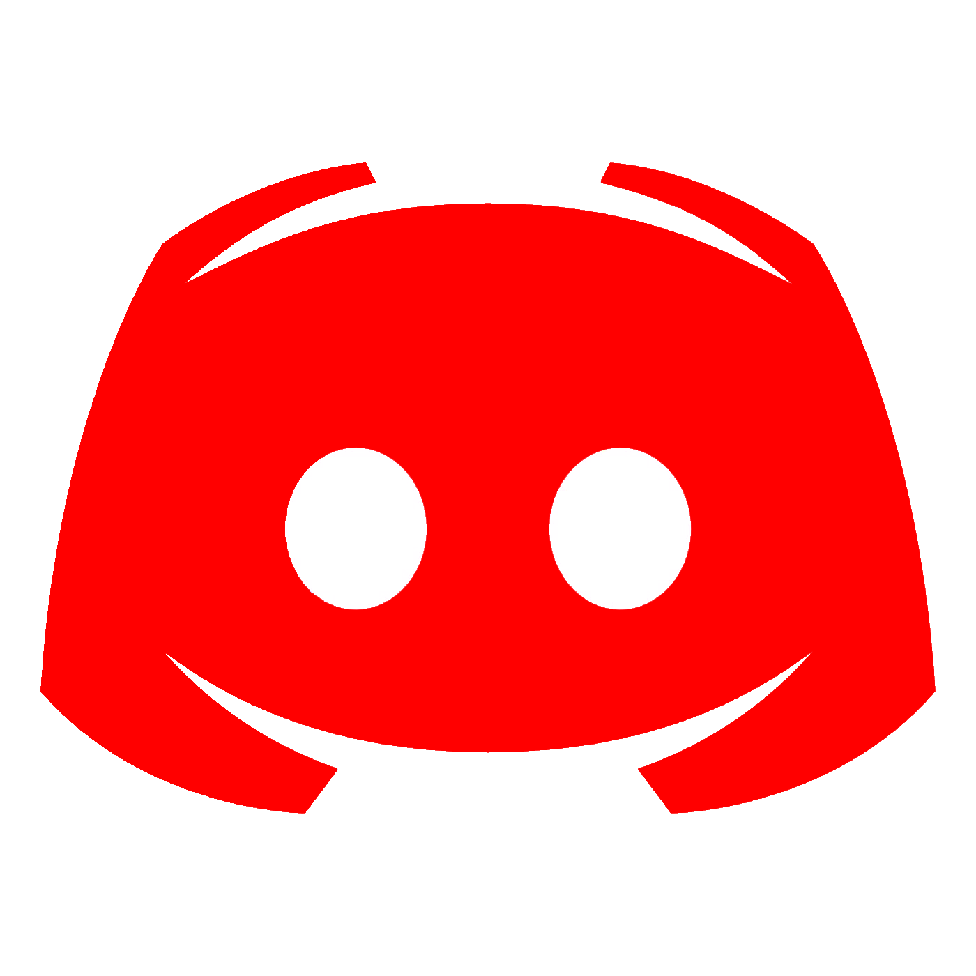 A red Discord logo